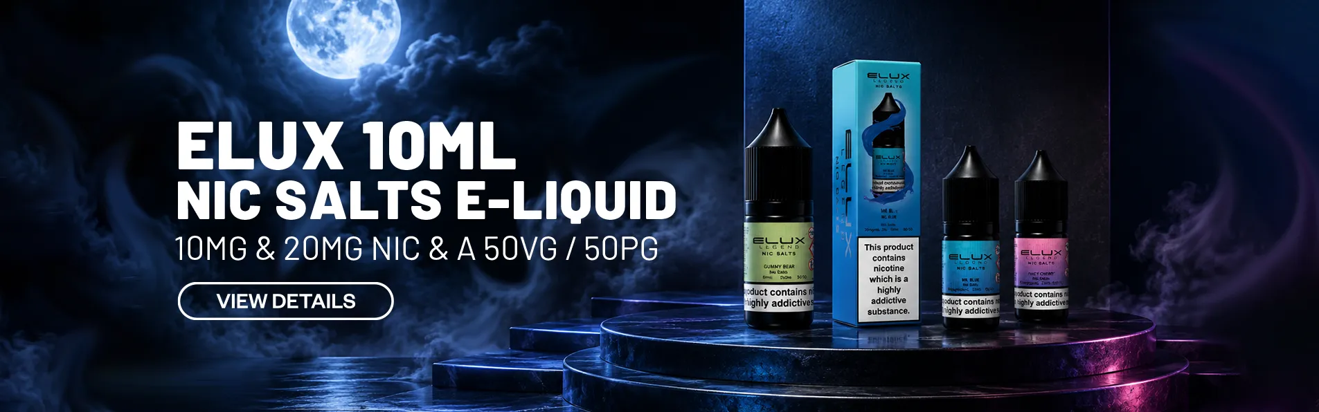 Elux 10ml Nicotine Salts E-liquid