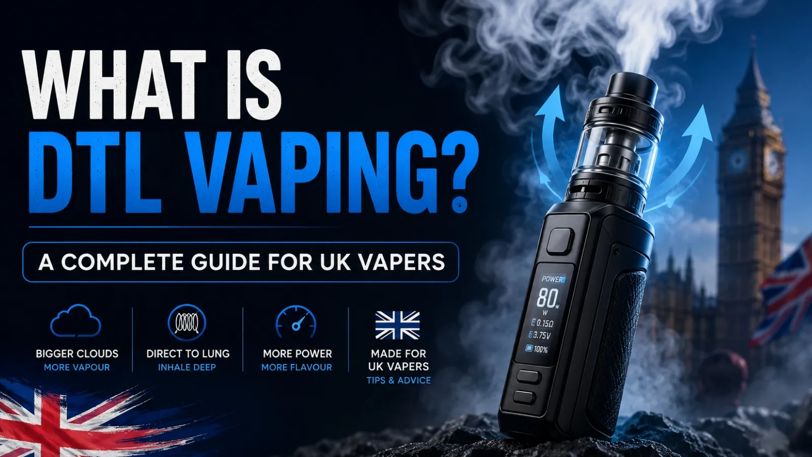 What is DTL Vaping? A Complete Guide for UK Vapers