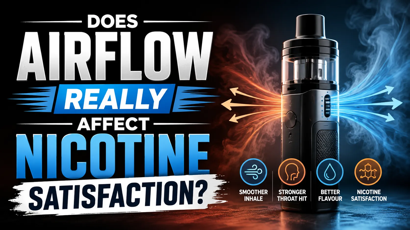 Does Airflow Really Affect Nicotine Satisfaction?