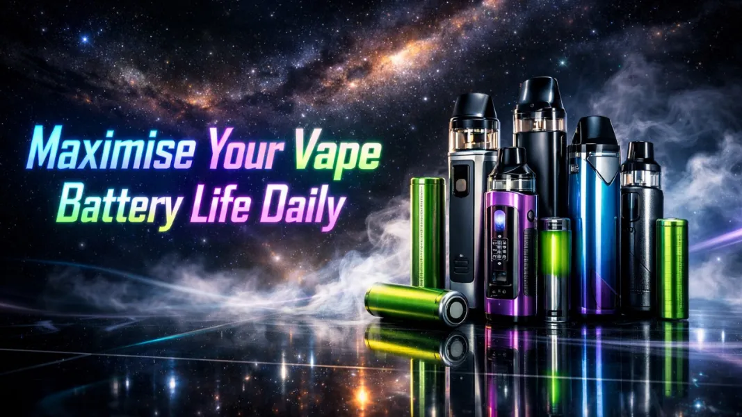 How to Maximise Your Vape Device Battery Life Every Day