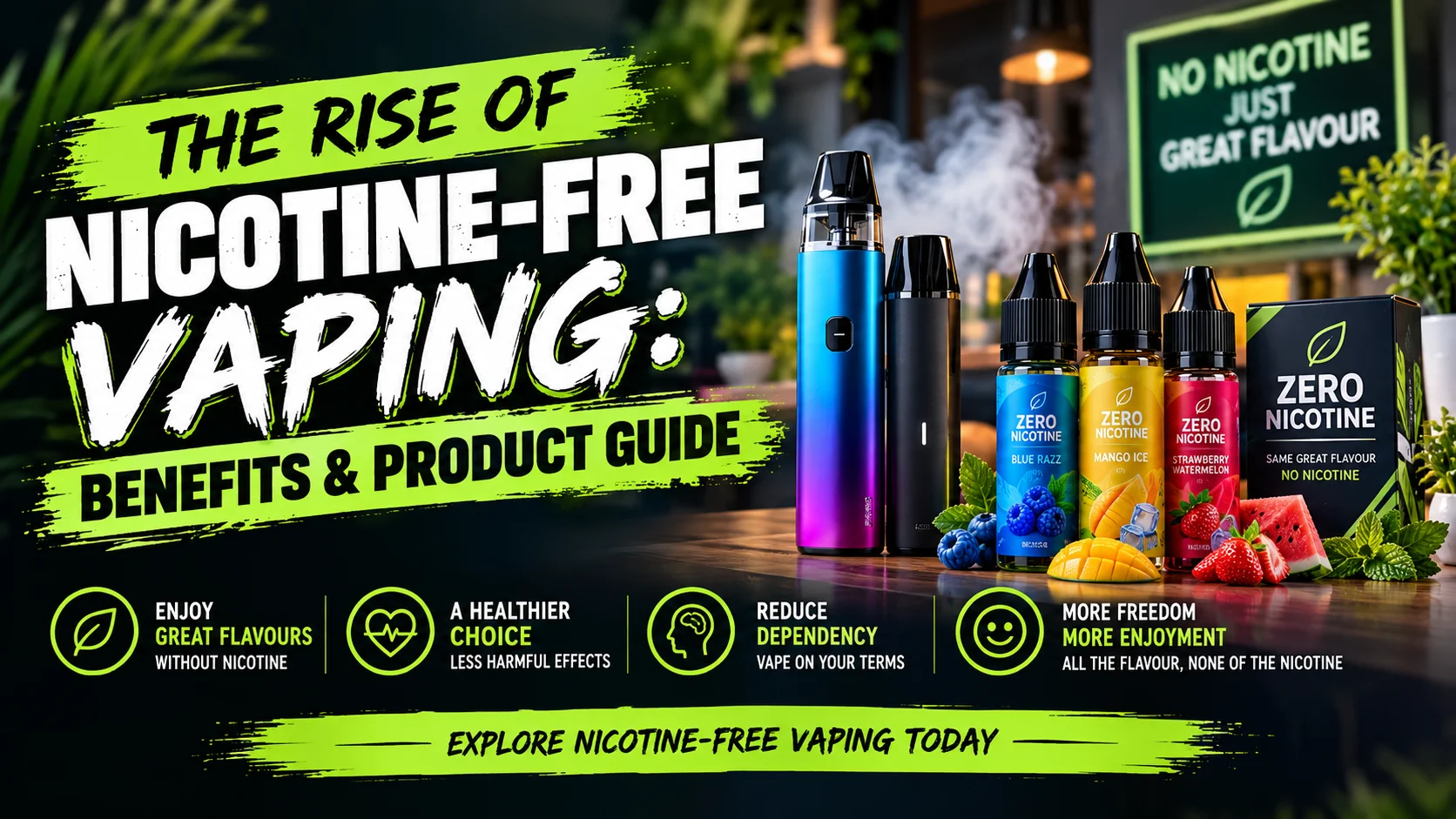 The Rise of Nicotine Free Vaping Benefits And Product Guide