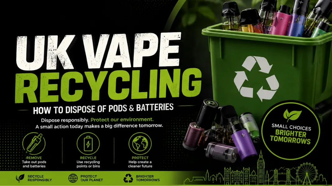 UK Vape Recycling How to Dispose of Pods and Batteries