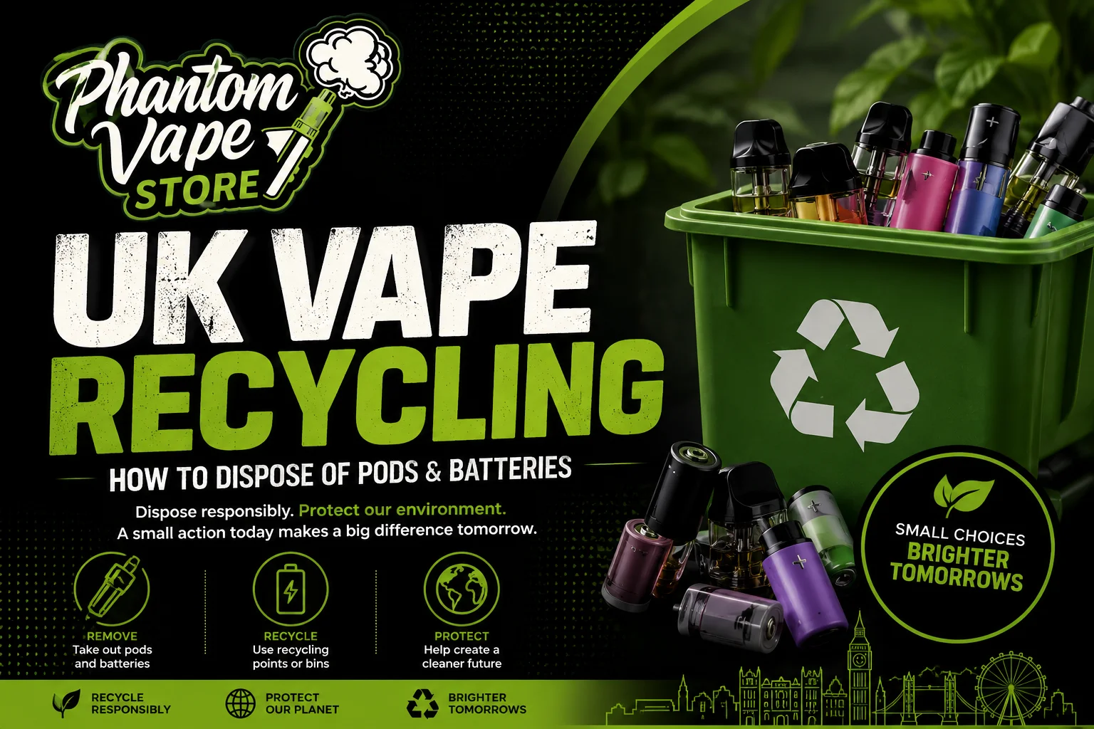 UK Vape Recycling How to Dispose of Pods and Batteries
