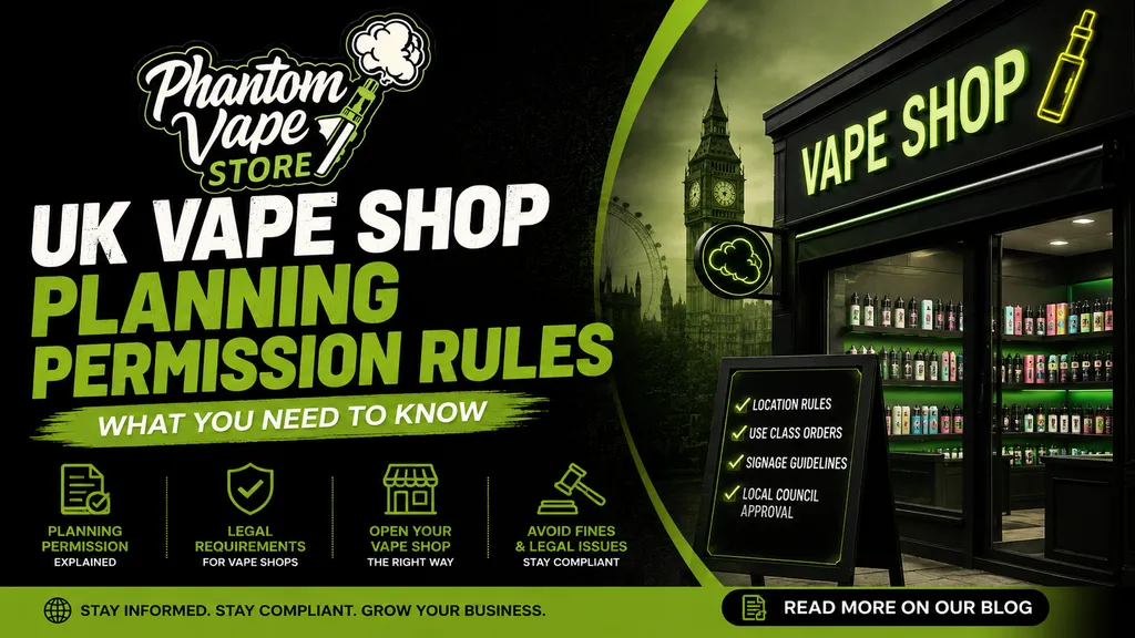 UK Vape Shop Planning Permission Rules What You Need to Know