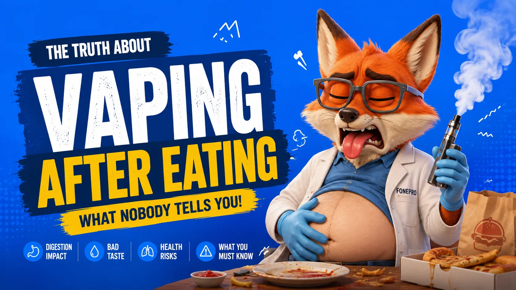 Why You Don’t Enjoy Your Vape Immediately After Eating