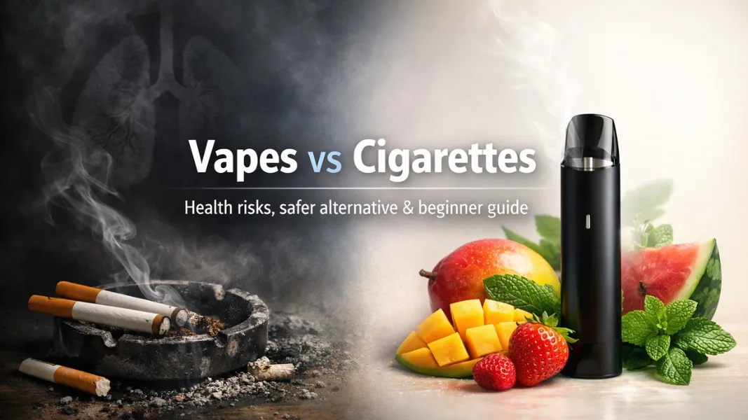 Vapes vs Cigarettes: Which Is Safer? A Beginner’s Guide