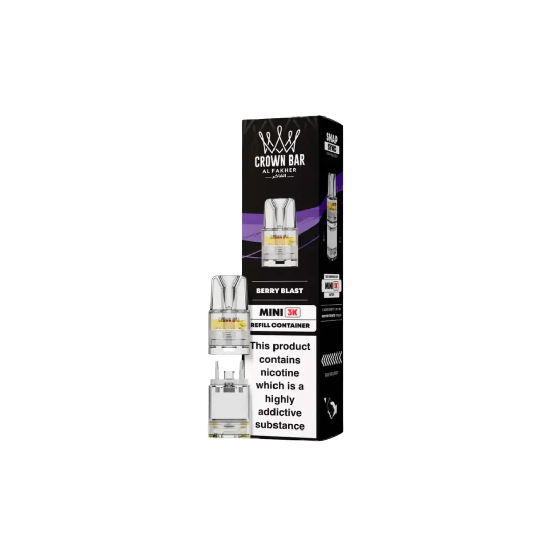 Al Fakher Crown Bar Mini 3K Prefilled Pods