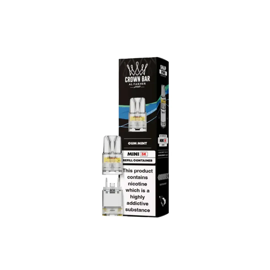 Al Fakher Crown Bar Mini 3K Prefilled Pods
