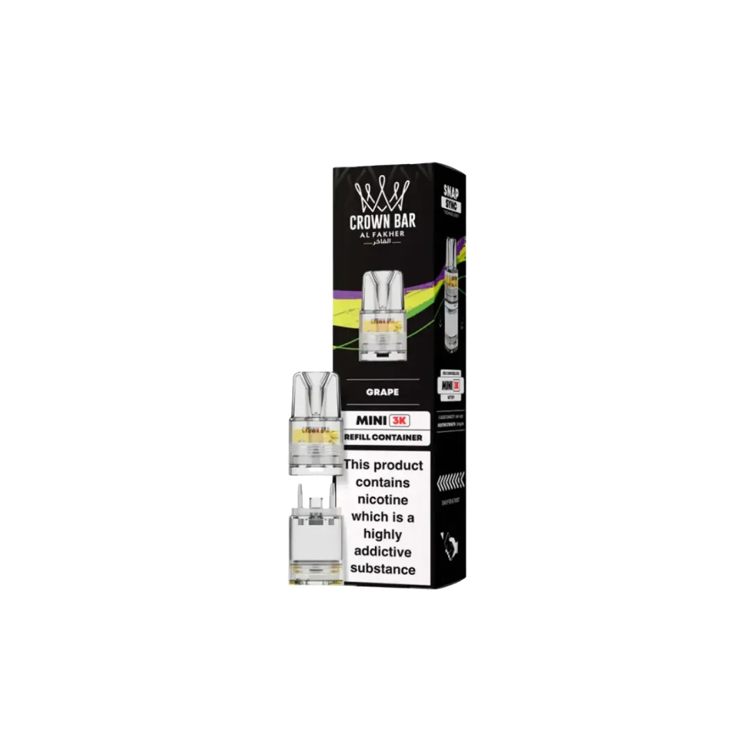 Al Fakher Crown Bar Mini 3K Prefilled Pods