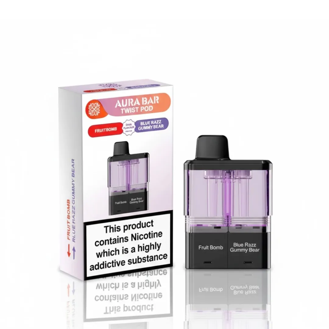 Aura Bar Twist 40K Puffs Prefilled Pods