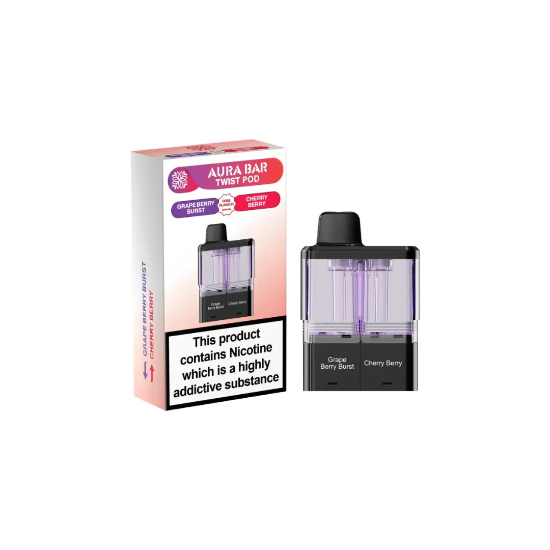 Aura Bar Twist 40K Puffs Prefilled Pods