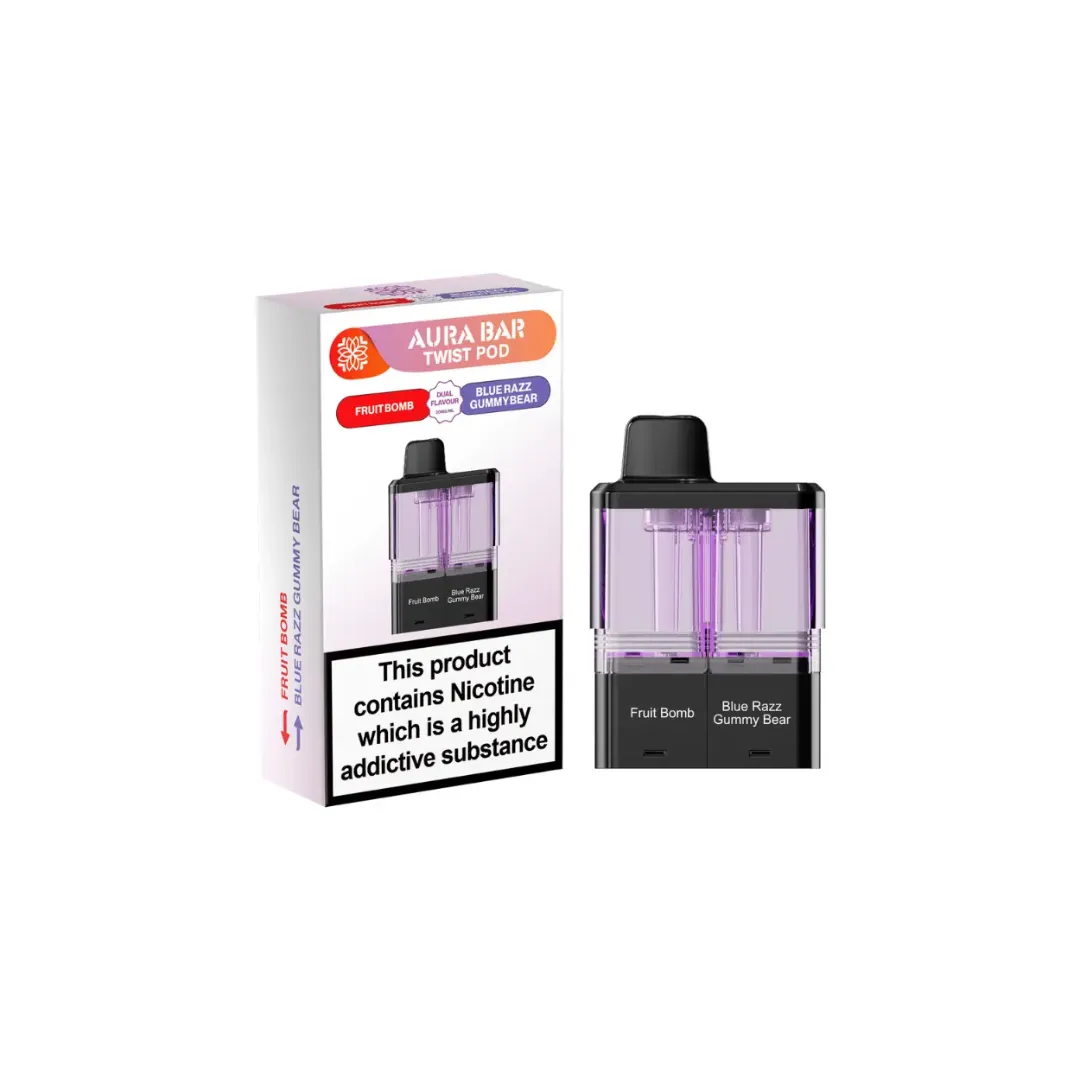Aura Bar Twist 40K Puffs Prefilled Pods