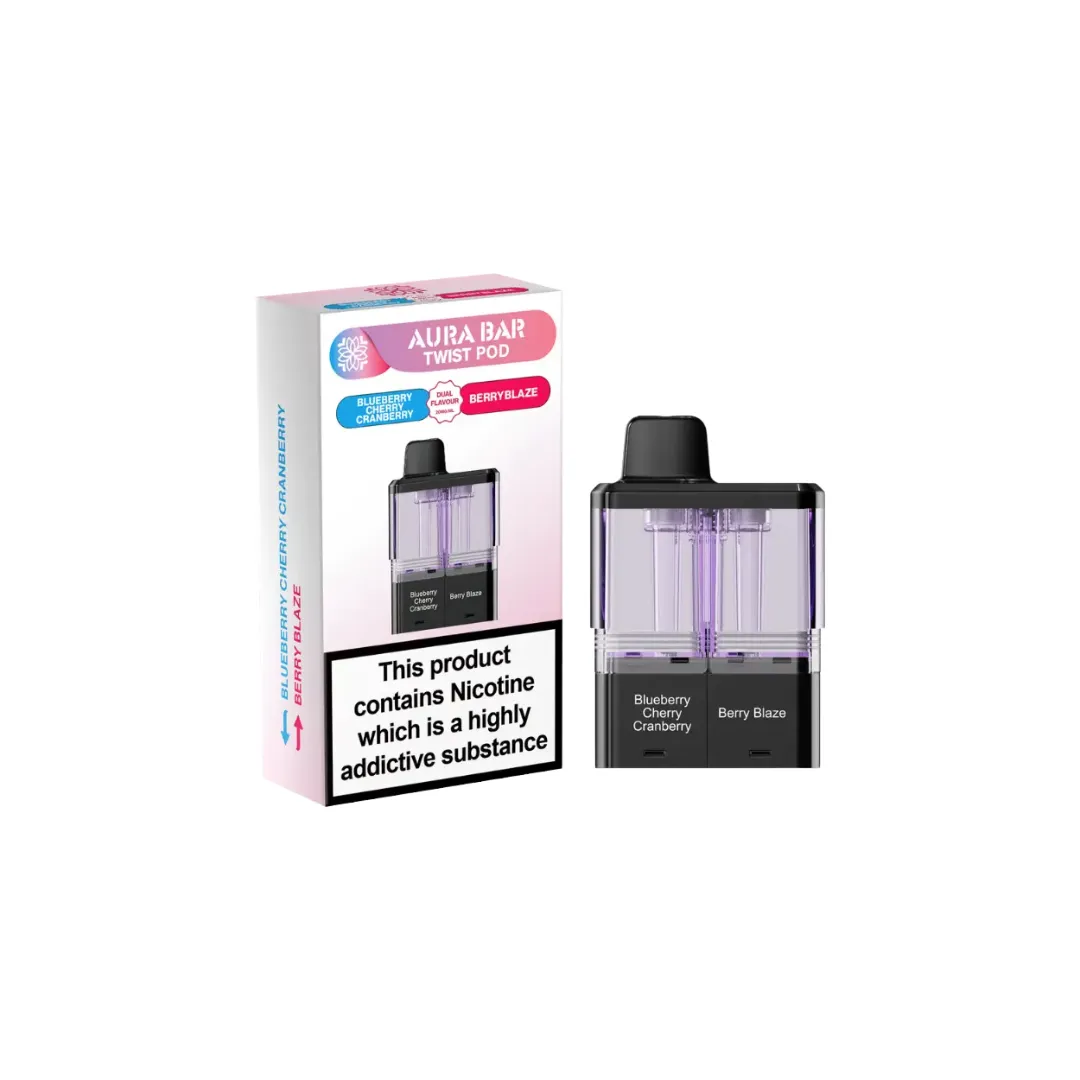Aura Bar Twist 40K Puffs Prefilled Pods