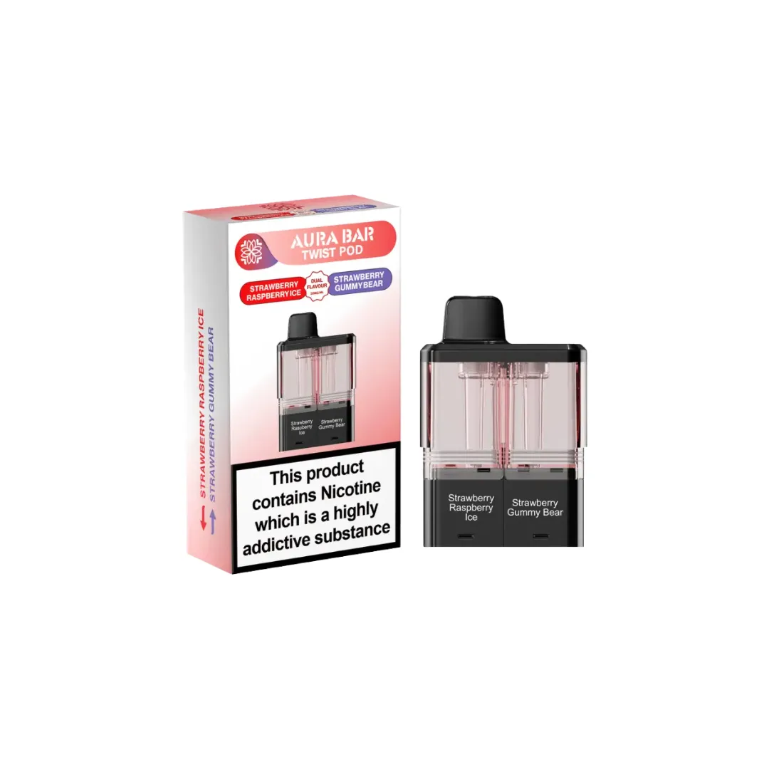 Aura Bar Twist 40K Puffs Prefilled Pods