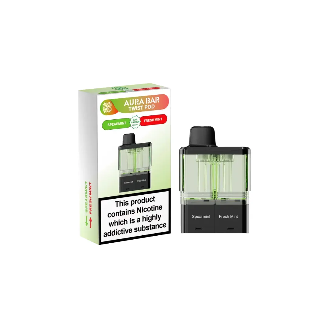 Aura Bar Twist 40K Puffs Prefilled Pods