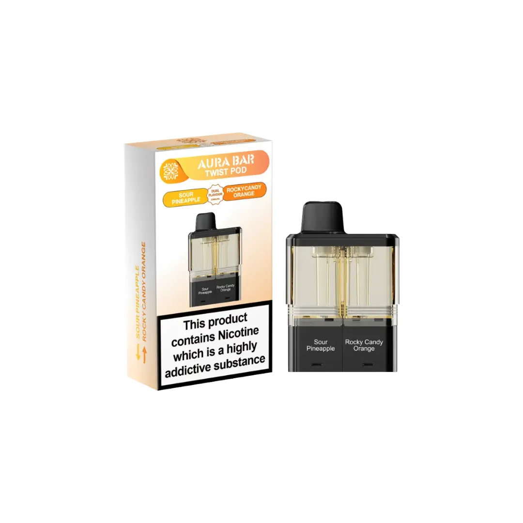 Aura Bar Twist 40K Puffs Prefilled Pods