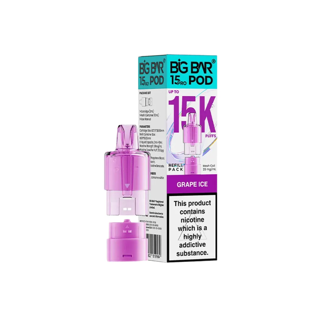 Big Bar Pro 15K Prefilled Pods