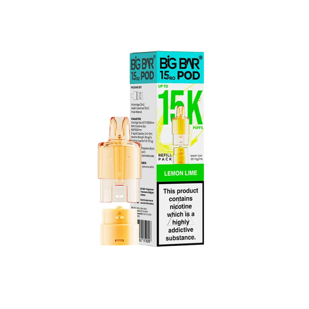 Big Bar Pro 15K Prefilled Pods