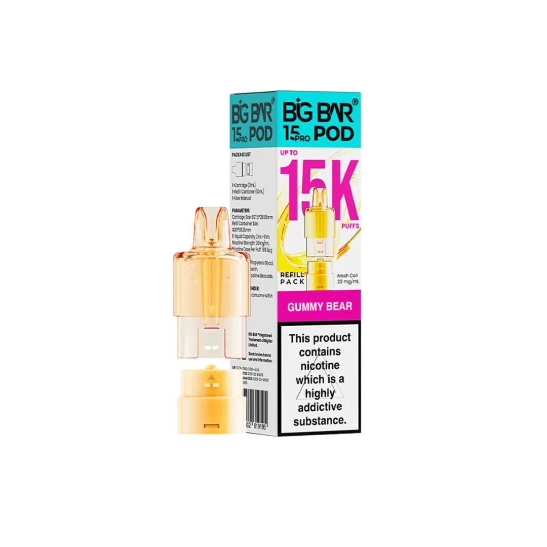 Big Bar Pro 15K Prefilled Pods