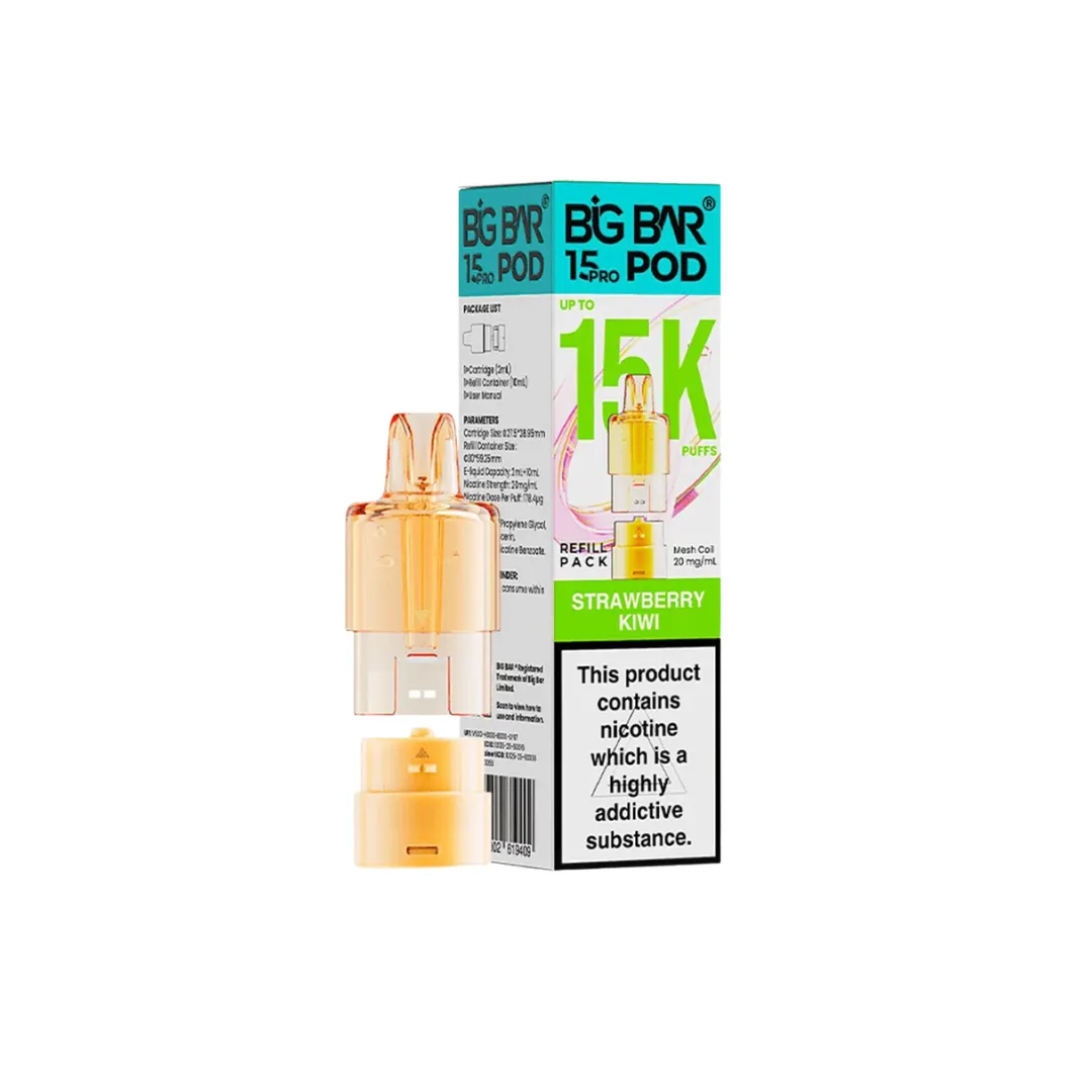 Big Bar Pro 15K Prefilled Pods
