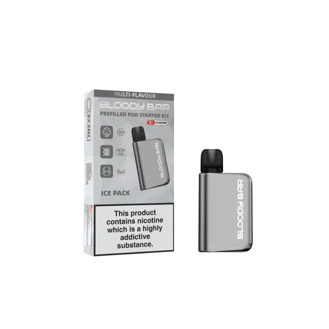 Bloody Bar 3000 Puffs Prefilled 5-in-1 Starter Kit