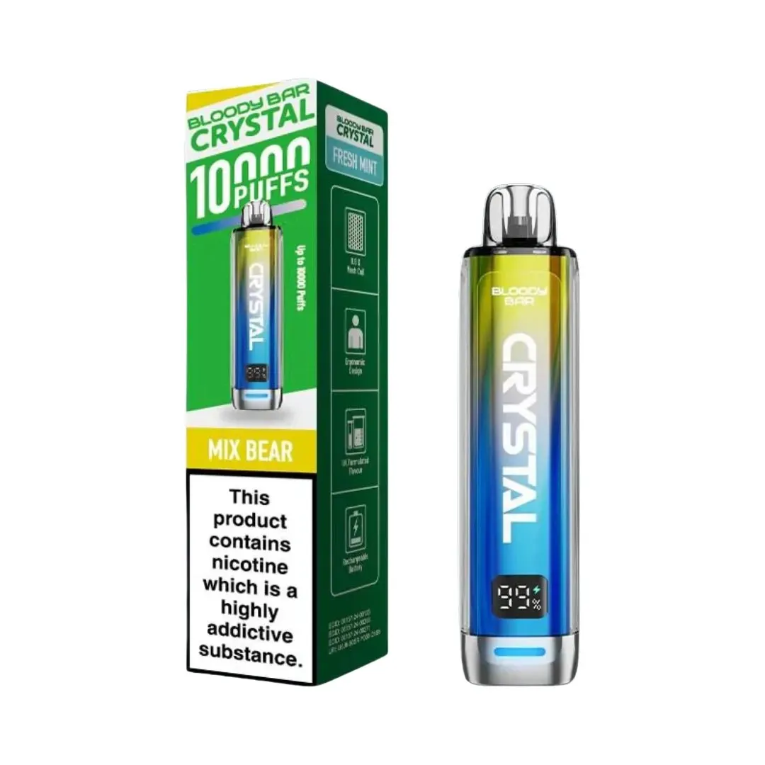 Bloody Bar Crystal 10K Puffs Prefilled Vape Kit