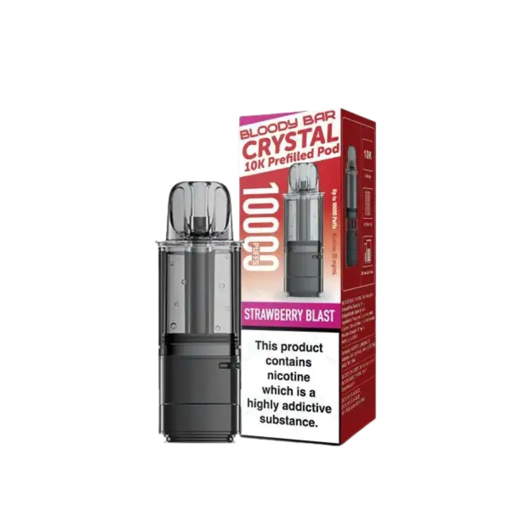Bloody Bar Crystal 10K Puffs Prefilled Pods