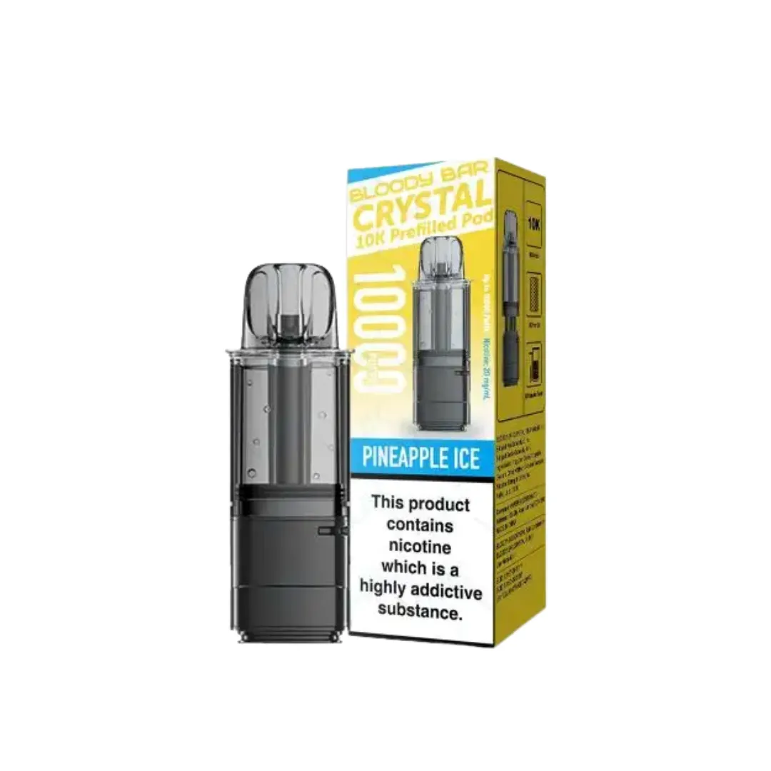 Bloody Bar Crystal 10K Puffs Prefilled Pods