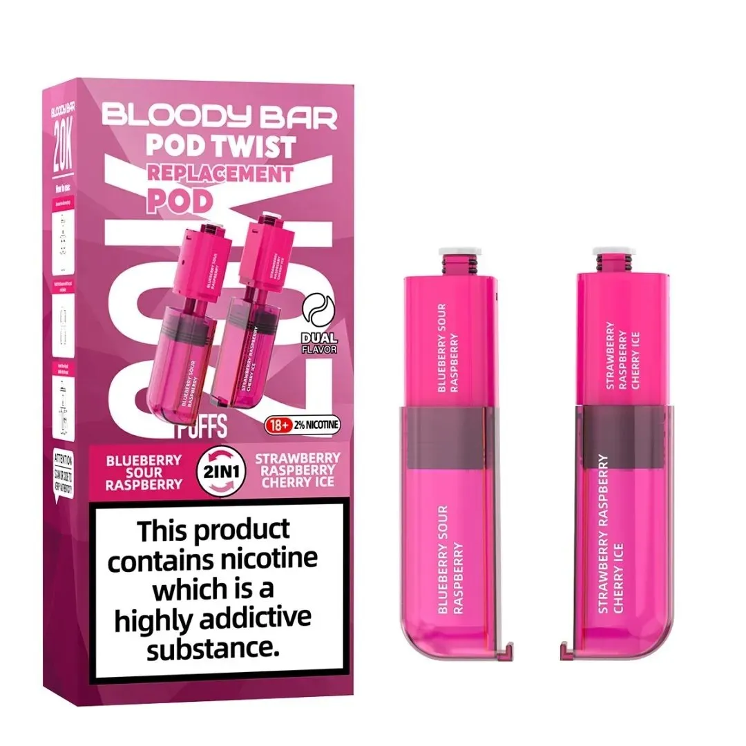 Bloody Bar Ultra Twist 20K Prefilled Pods