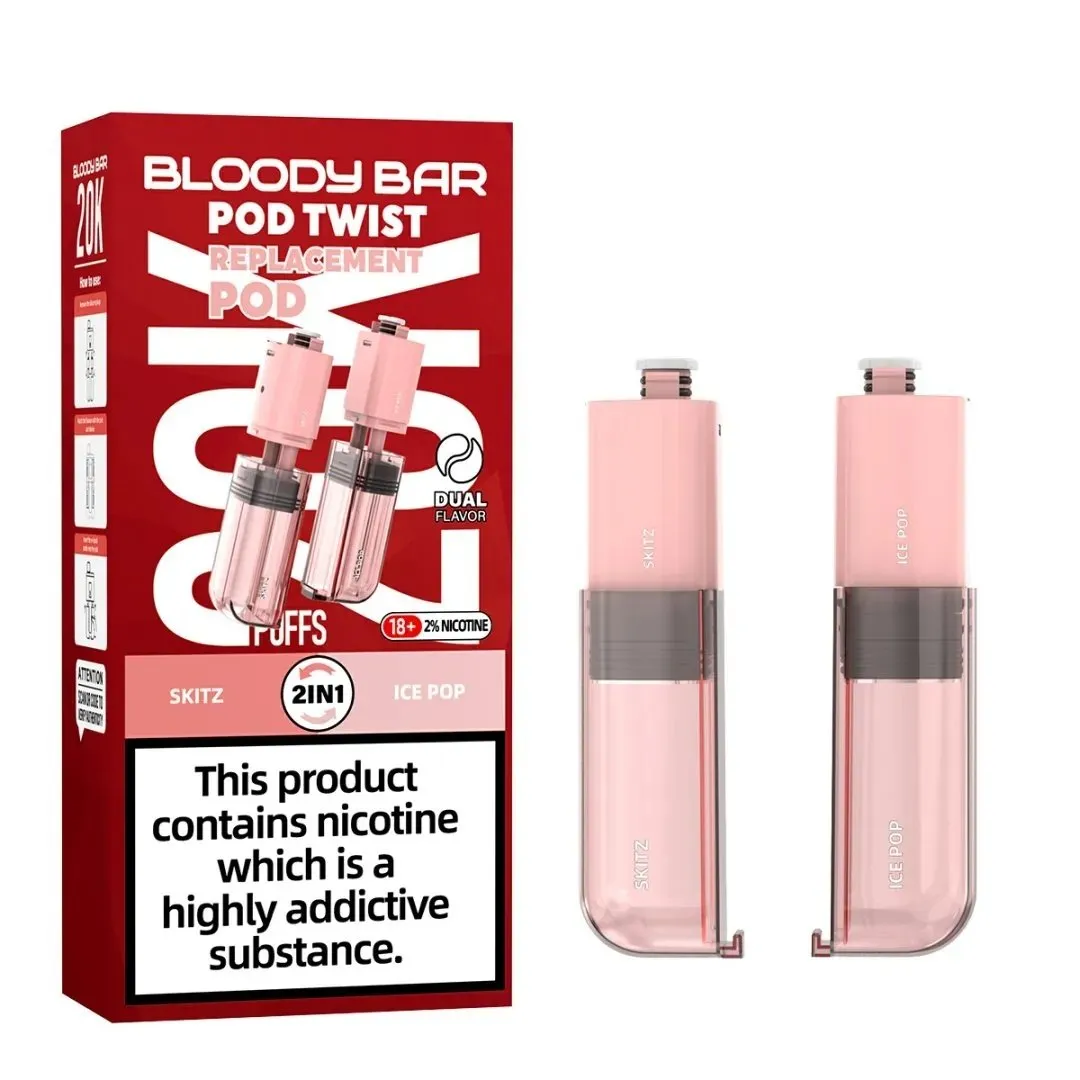 Bloody Bar Ultra Twist 20K Prefilled Pods