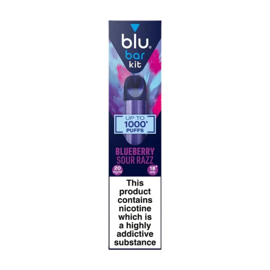 Blu Bar 1000 Puffs Prefilled Vape Kit
