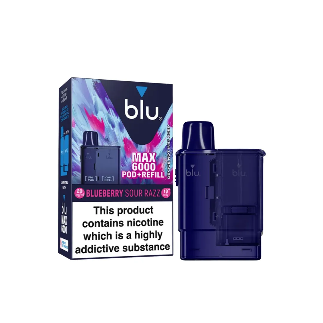 Blu Max 6000 Refill Pods - Coming Soon