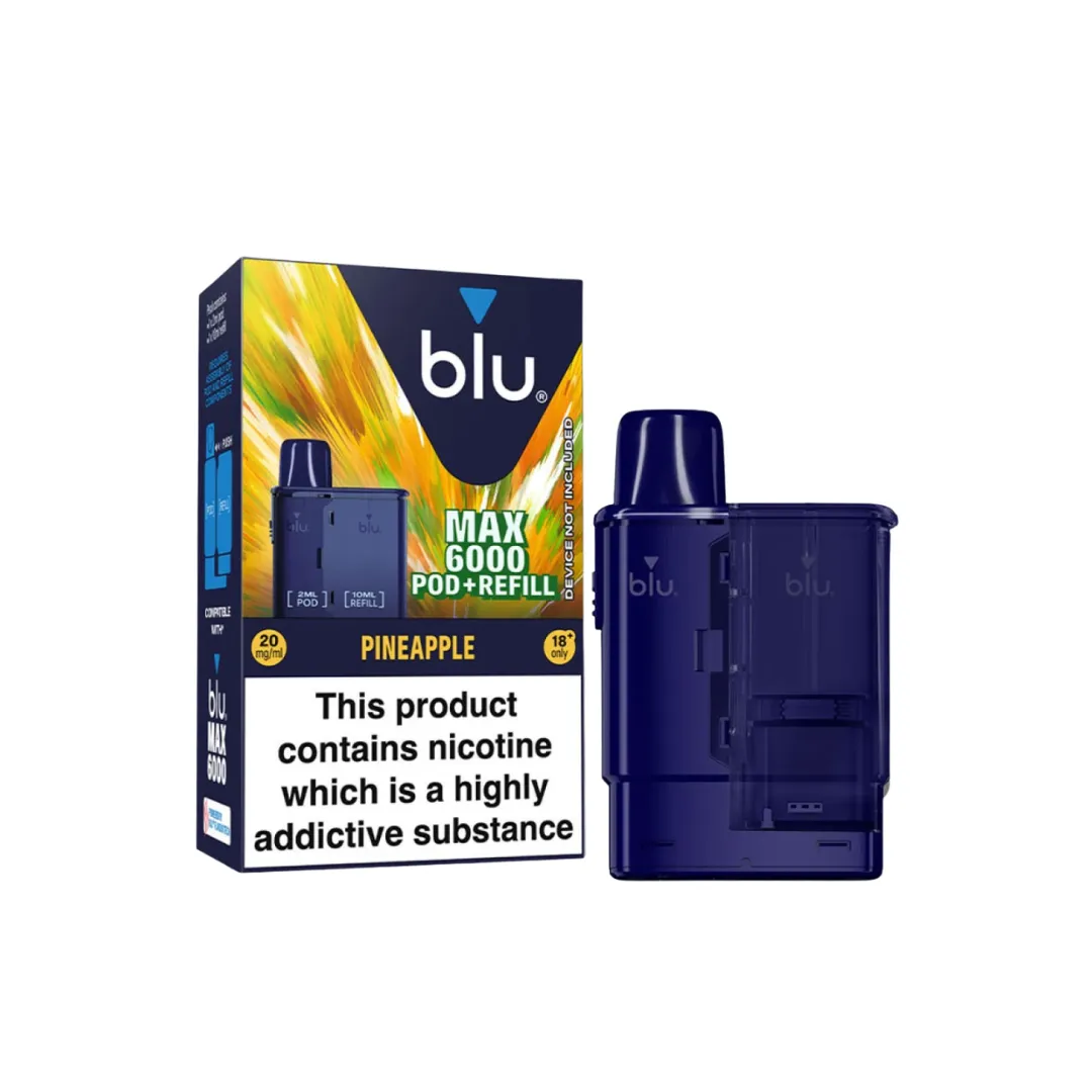 Blu Max 6000 Refill Pods - Coming Soon