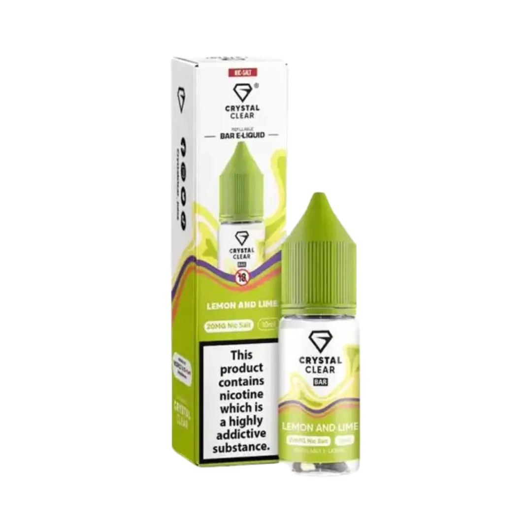 Crystal Clear 10ml Nic Salts E-liquid