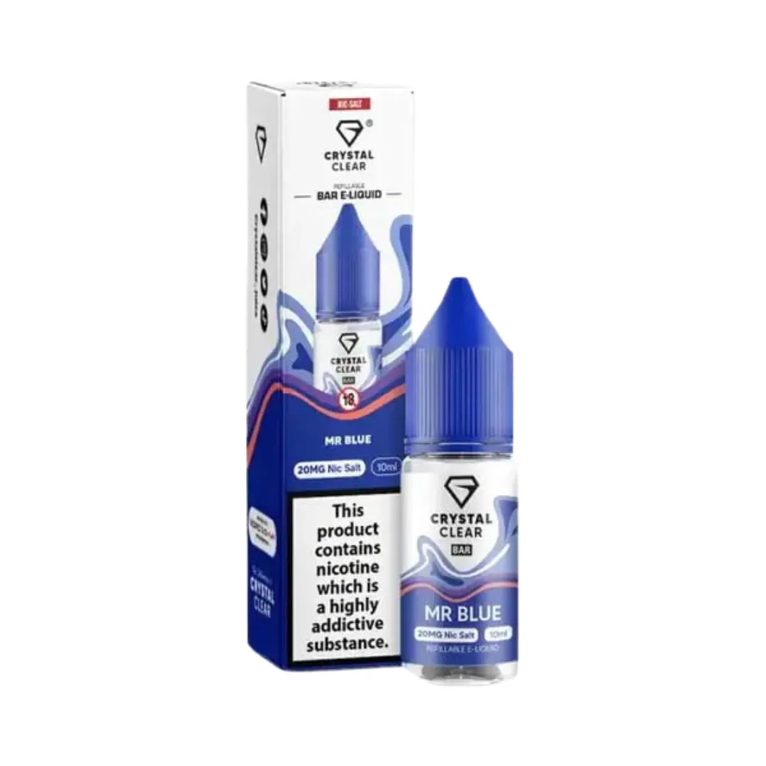 Crystal Clear 10ml Nic Salts E-liquid