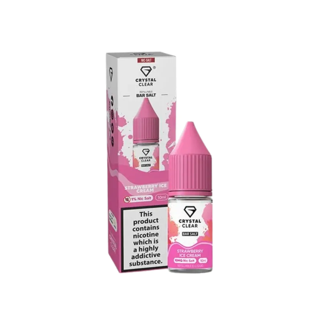 Crystal Clear 10ml Nic Salts E-liquid
