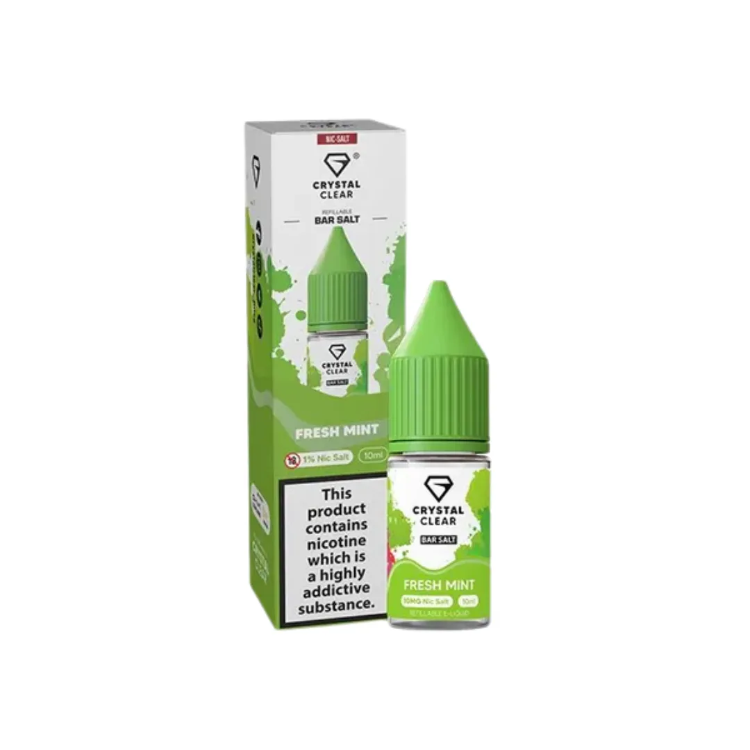 Crystal Clear 10ml Nic Salts E-liquid