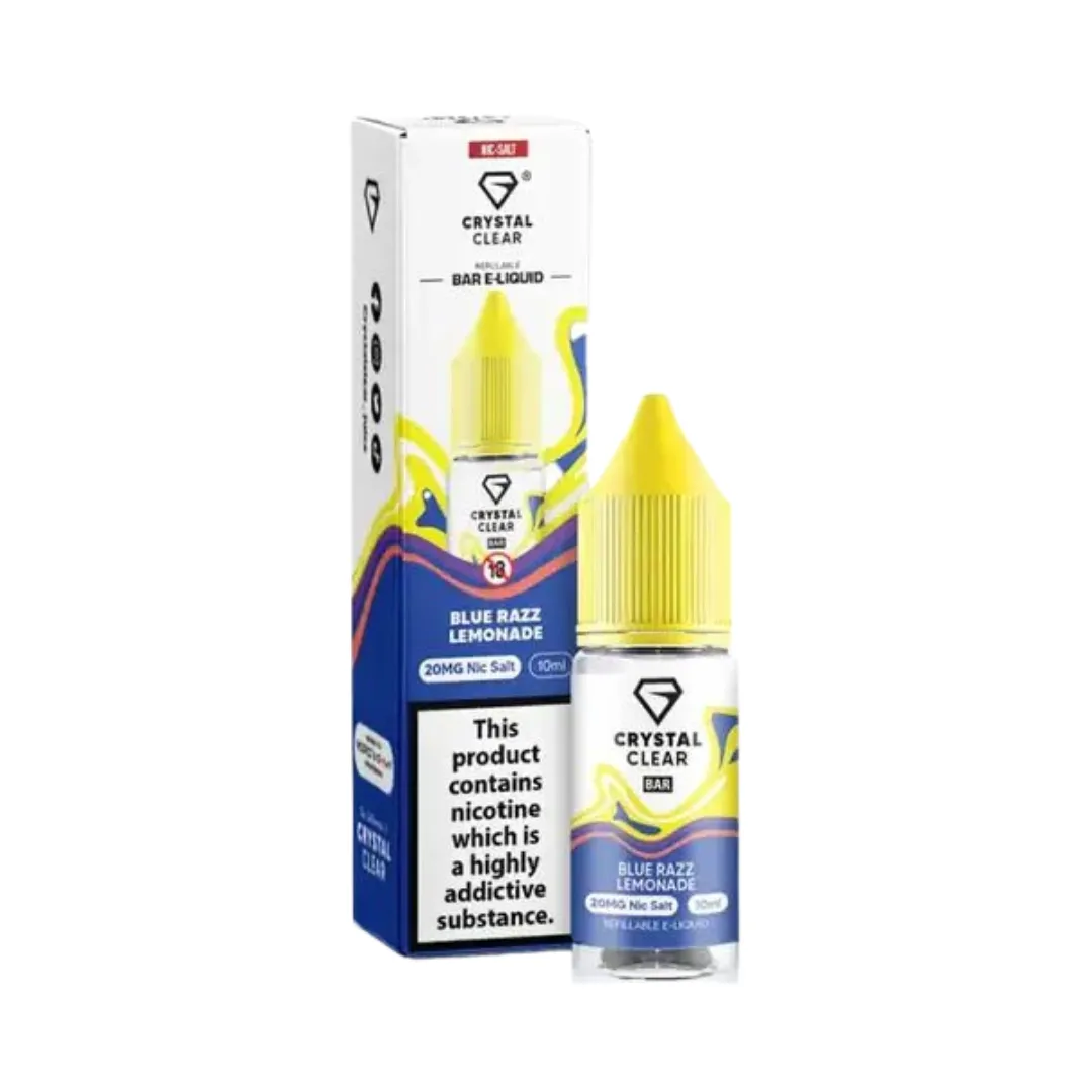 Crystal Clear 10ml Nic Salts E-liquid