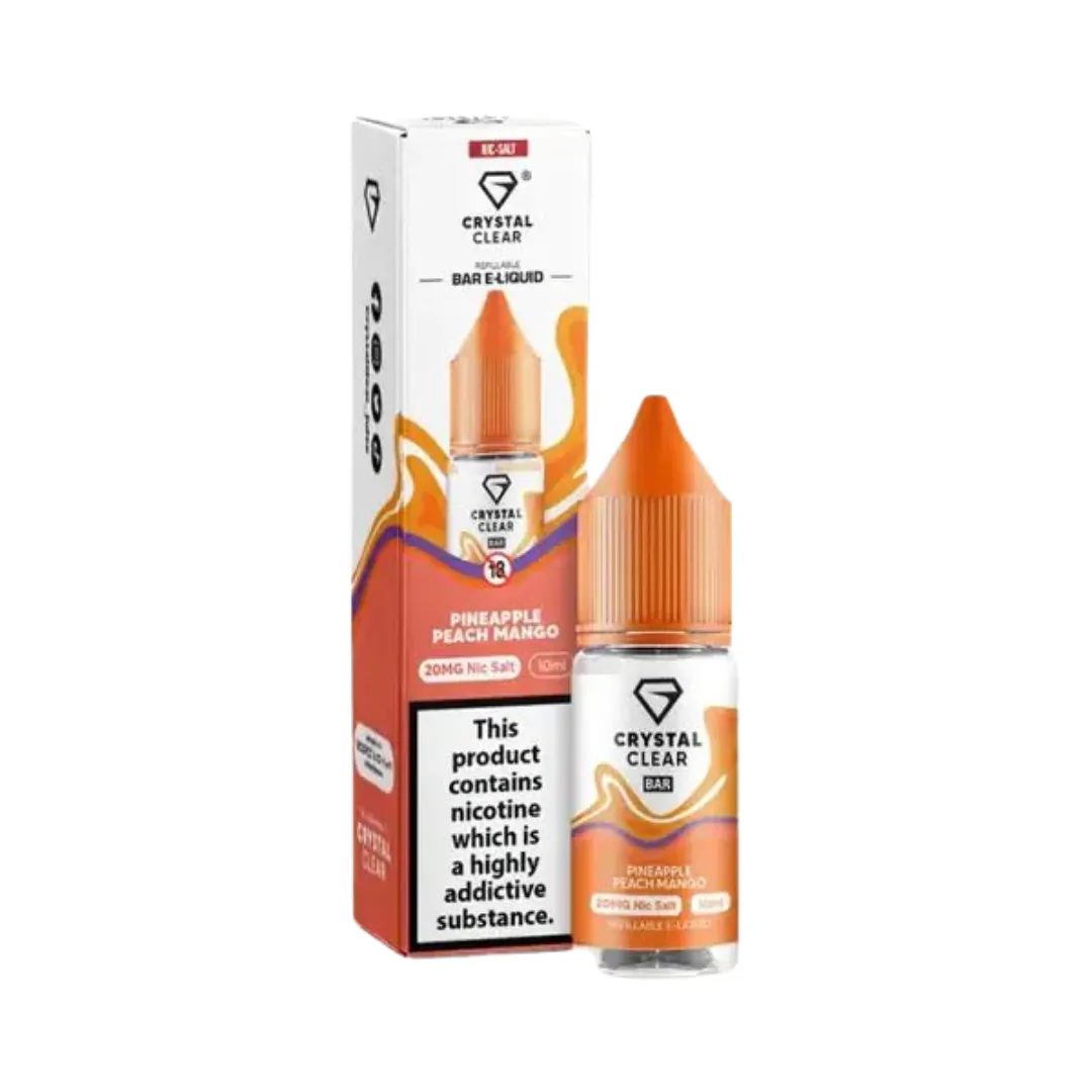 Crystal Clear 10ml Nic Salts E-liquid