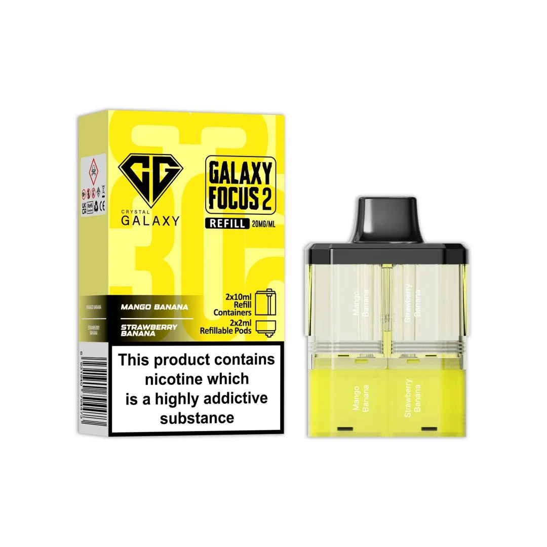 Crystal Galaxy Focus 2 30K Prefilled Pods