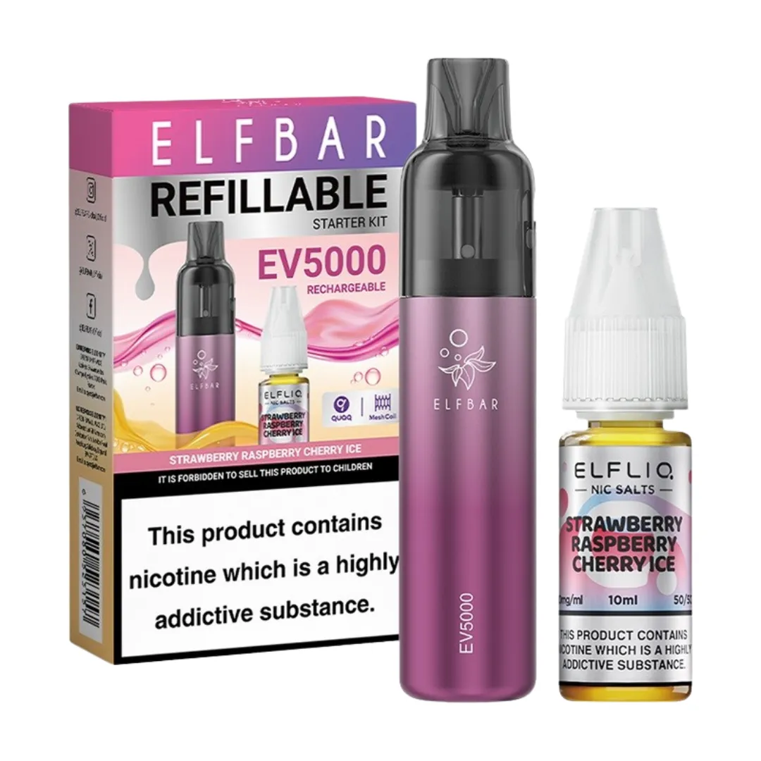 Elf Bar EV5000 Refillable Prefilled Vape Kit