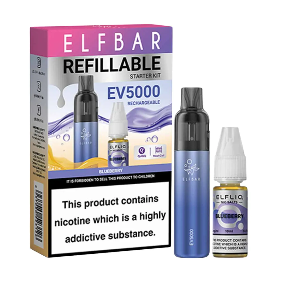 Elf Bar EV5000 Refillable Prefilled Vape Kit