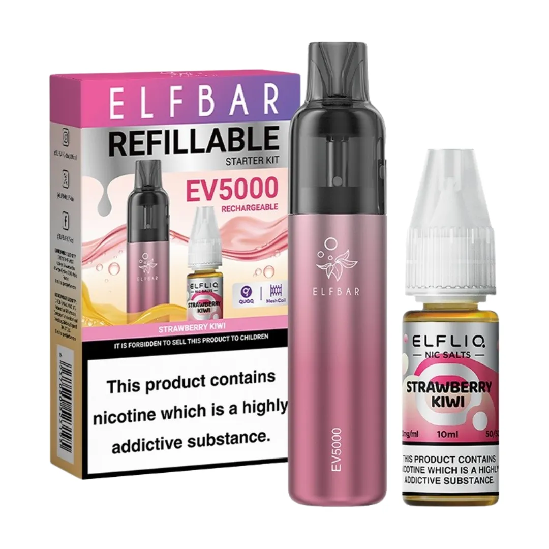 Elf Bar EV5000 Refillable Prefilled Vape Kit