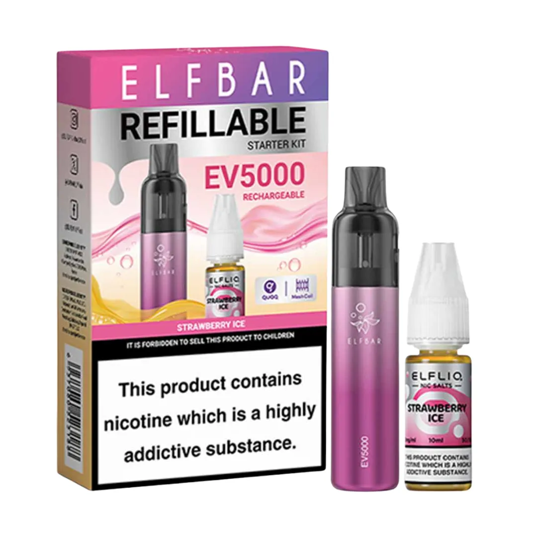 Elf Bar EV5000 Refillable Prefilled Vape Kit
