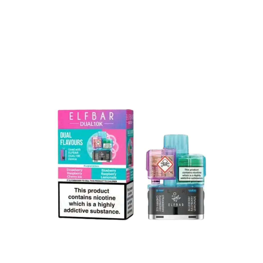 Elfbar Dual 10000 Puffs Prefilled Pods