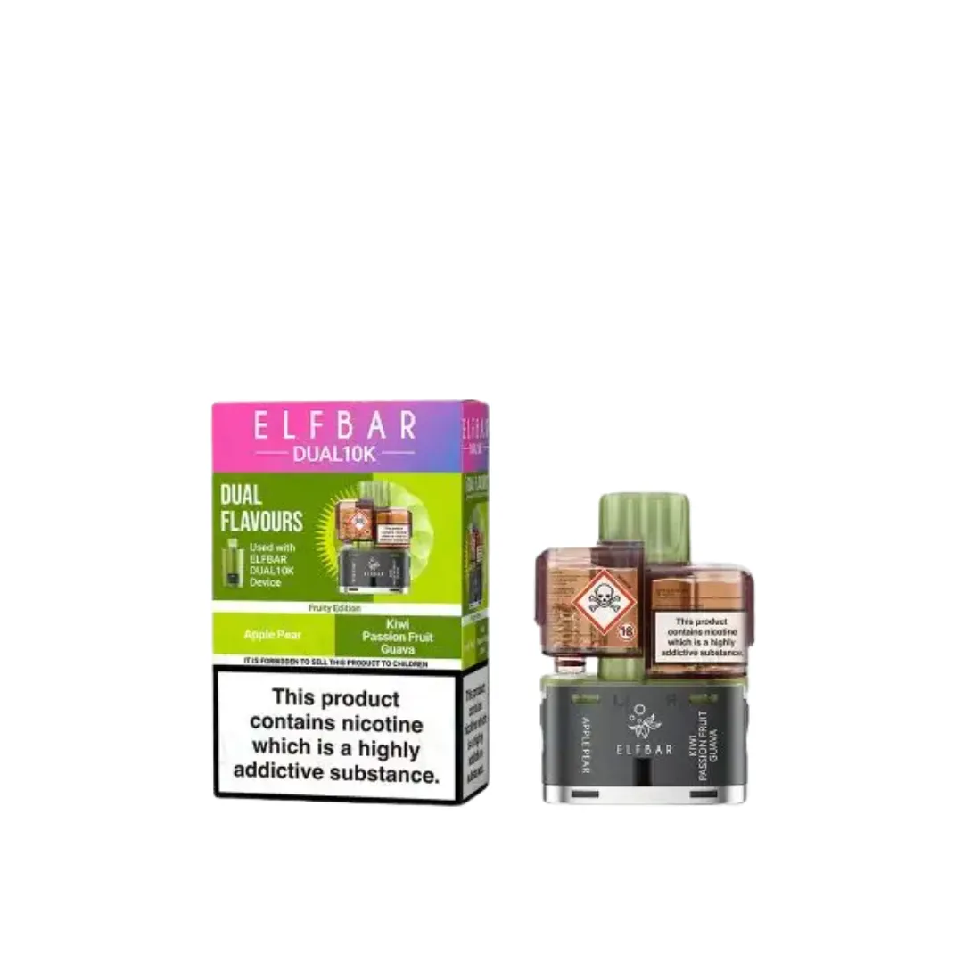 Elfbar Dual 10000 Puffs Prefilled Pods