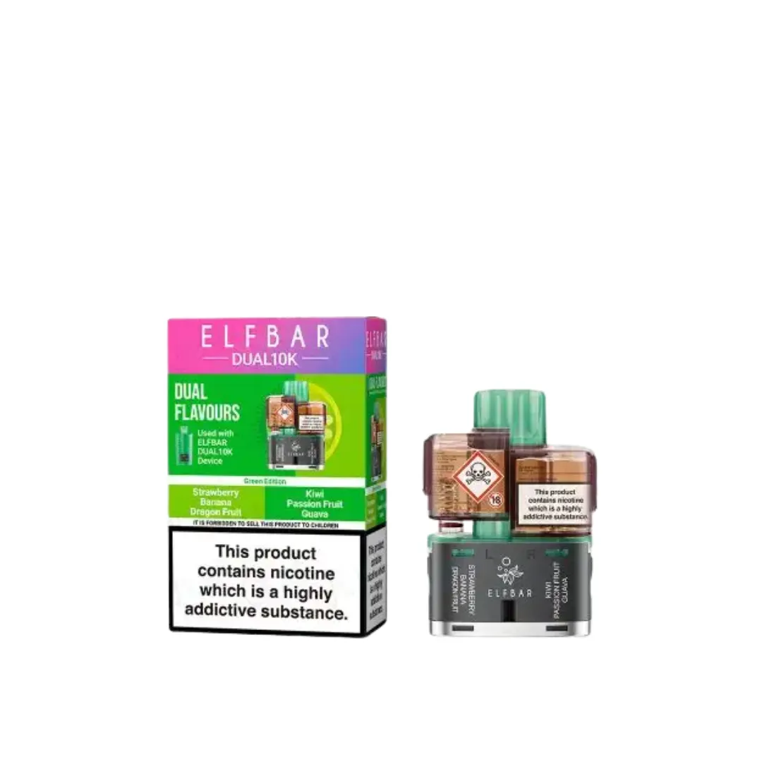 Elfbar Dual 10000 Puffs Prefilled Pods