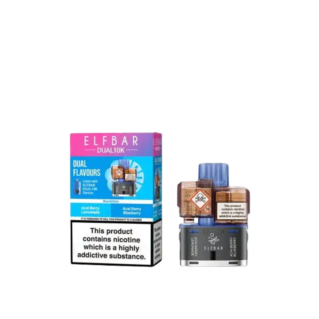 Elfbar Dual 10000 Puffs Prefilled Pods