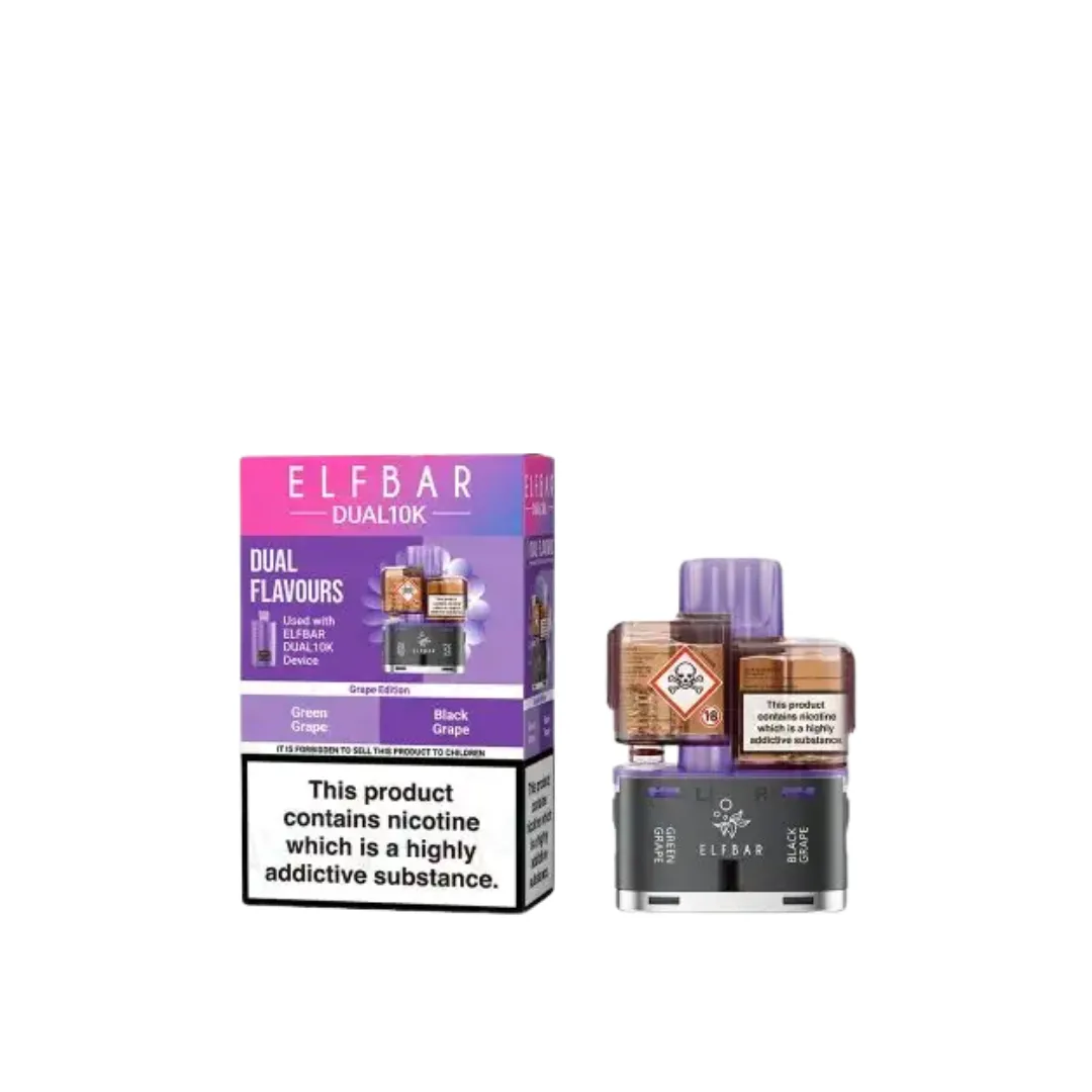 Elfbar Dual 10000 Puffs Prefilled Pods
