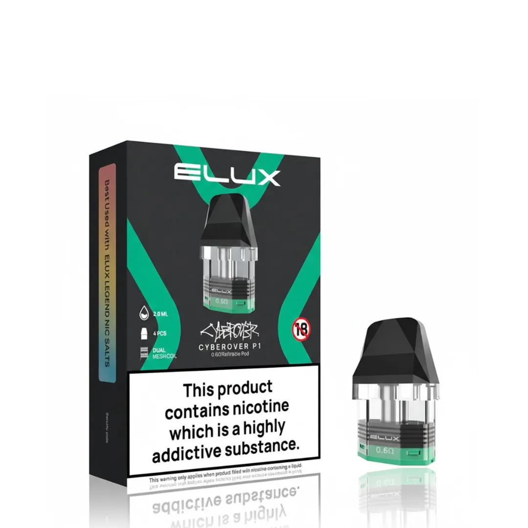 Elux Cyberover P1 Replacement Pods (4PACK)